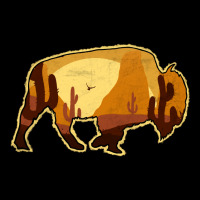 Desert Landscape Bison Silhouette Urban Hoodie | Teevron