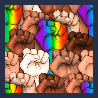 Pride Lgbtq Fists Seamless Pattern Premium Hoodie | Teevron