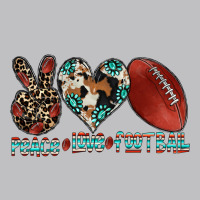 Peace Love Football Long Sleeve Tee | Teevron