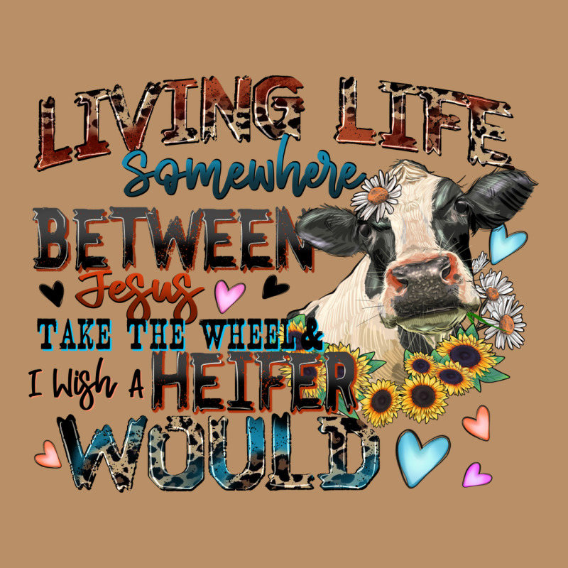 Living Life Somewhere Between Jesus Take The Wheel Vintage Hoodie by Zillion Design Studio | Teevron
