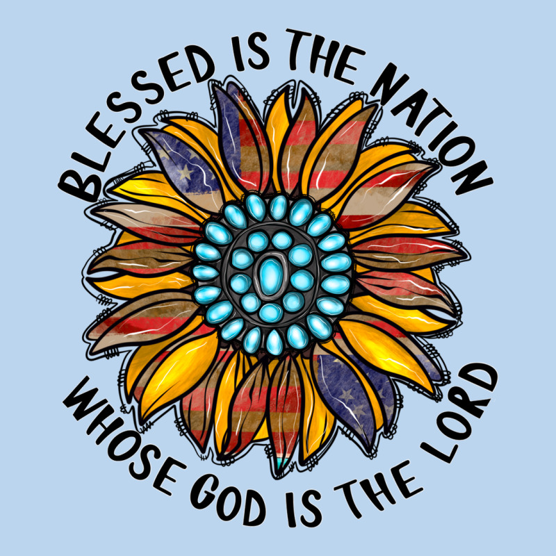 Blessed Is The Nation Whose God Is The Lord Classic Tee by CowhideDigitalArt | Teevron