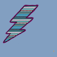 Purple Border Aztec Pattern Lightning Urban Hoodie | Teevron