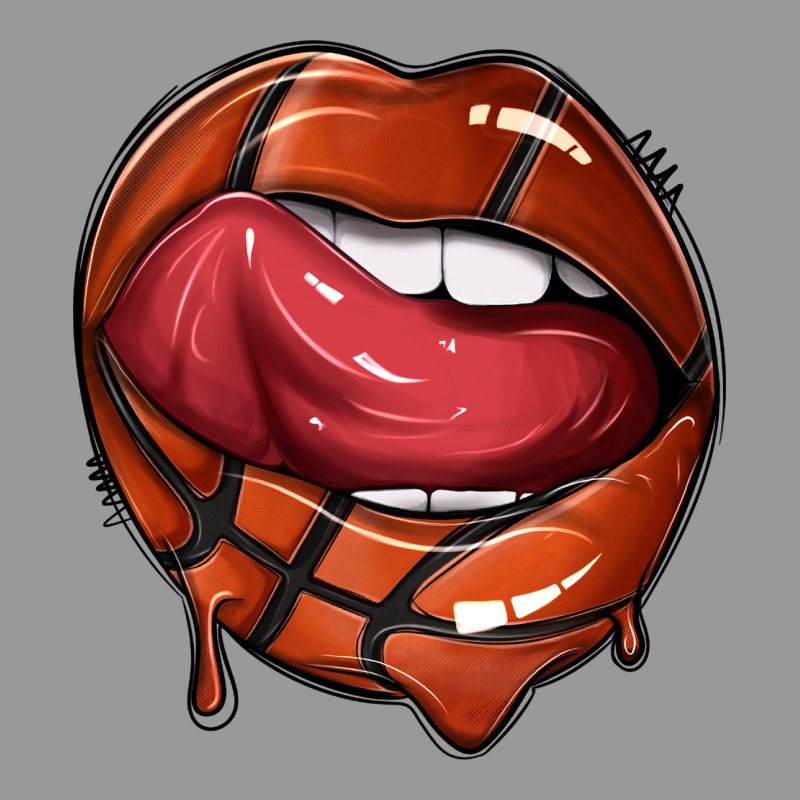 Sports Lips Basketball Vintage Hoodie by texasbilliewilder | Teevron