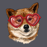 Shiba Inu With Love Glasses Vintage Hoodie | Teevron