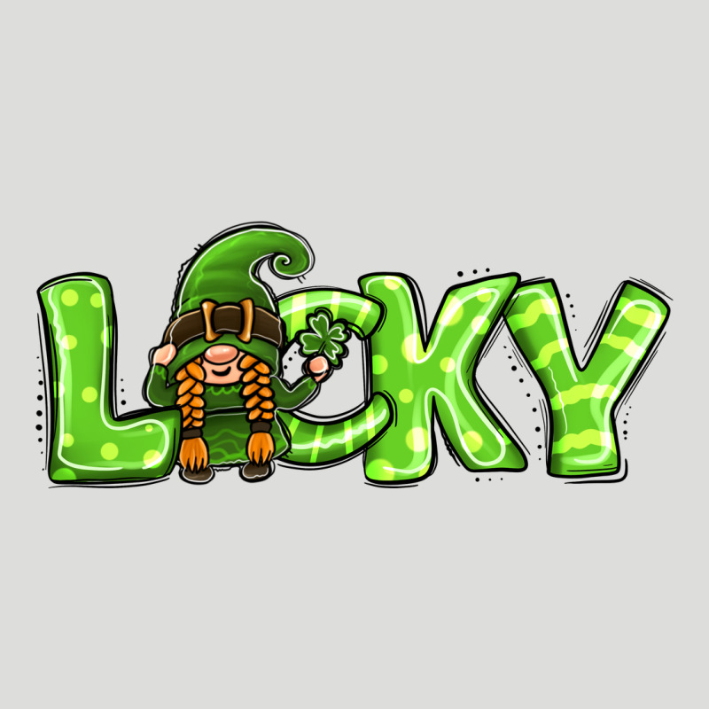 St Patricks Day Lucky Gnome Zipper Hoodie by Jasminsmagicworld | Teevron