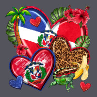 Dominican Republic  Hearts Vintage Hoodie | Teevron