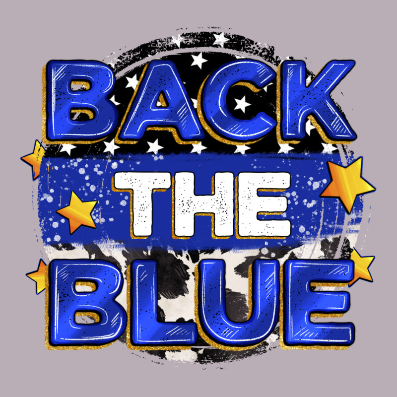 Back The Blue Vintage Tee by Zillion Design Studio | Teevron