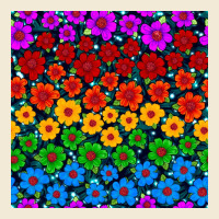 Pride Lgbtq Flowers Seamless Pattern Premium Hoodie | Teevron