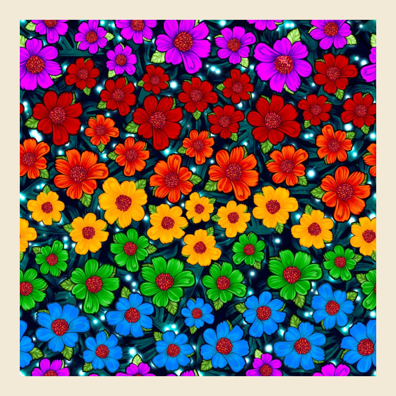 Pride Lgbtq Flowers Seamless Pattern Premium Hoodie by BundleAndBundleShop | Teevron