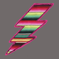 Pink Serape Lightning Urban Hoodie | Teevron