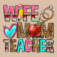 Wife Mom Teacher Urban Heavy Tee | Teevron