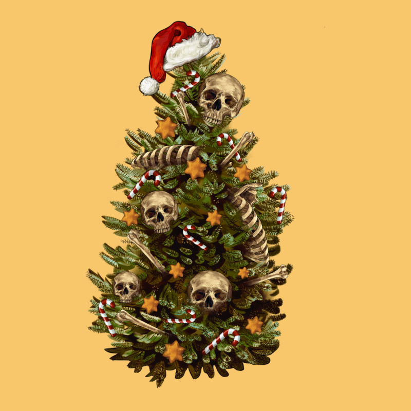 Skeleton Merry Christmas Tree Vintage Hoodie by RanaPortraitStore | Teevron