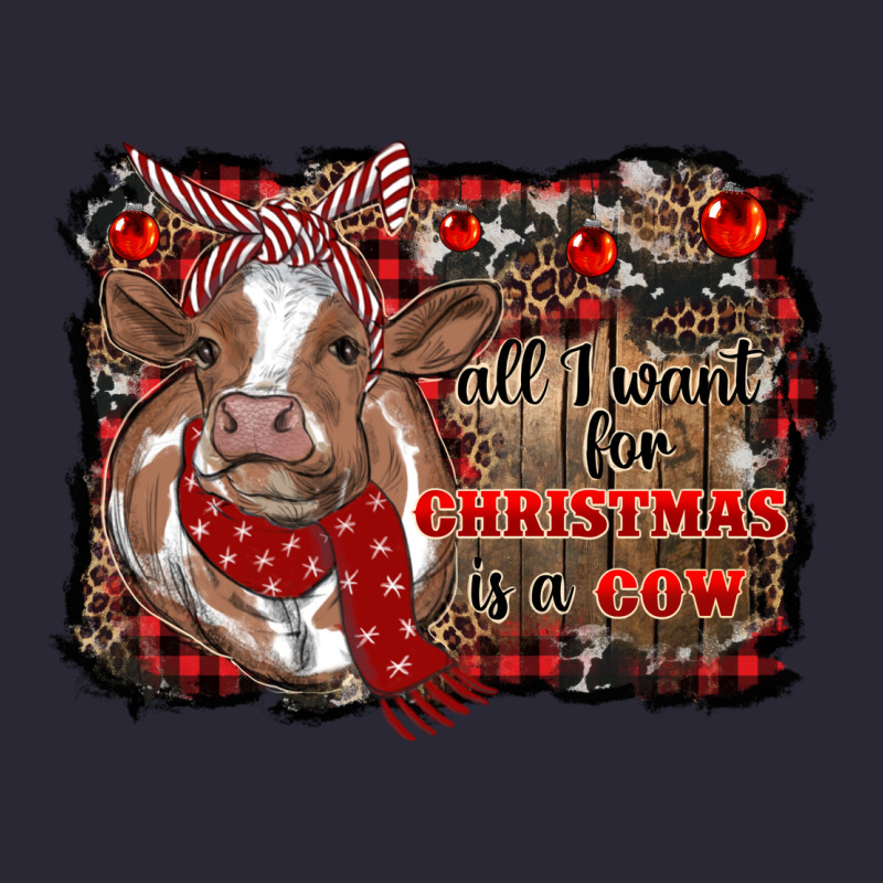 All I Want For Christmas Is A Cow Cowhide Vintage Tee by RanaPortraitStore | Teevron