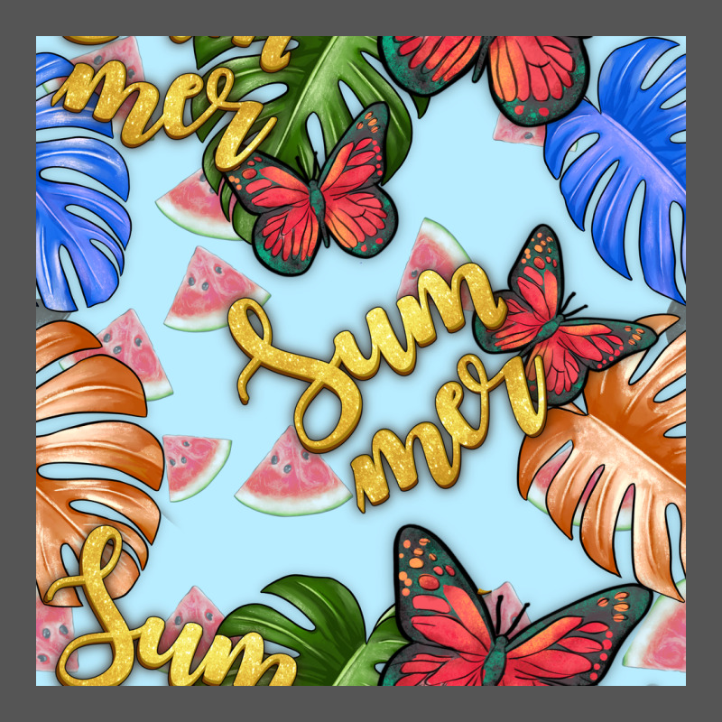 Summer And Leaf Seamless Pattern Zipper Hoodie by BundleAndBundleShop | Teevron
