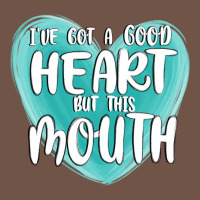 I Have Got A Good Heart But This Mouth Premium Sweatshirt | Teevron