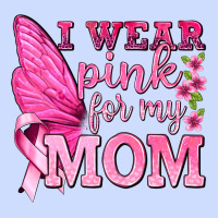 I Wear Pink For My Mom With Butterfly Urban Heavy Tee | Teevron