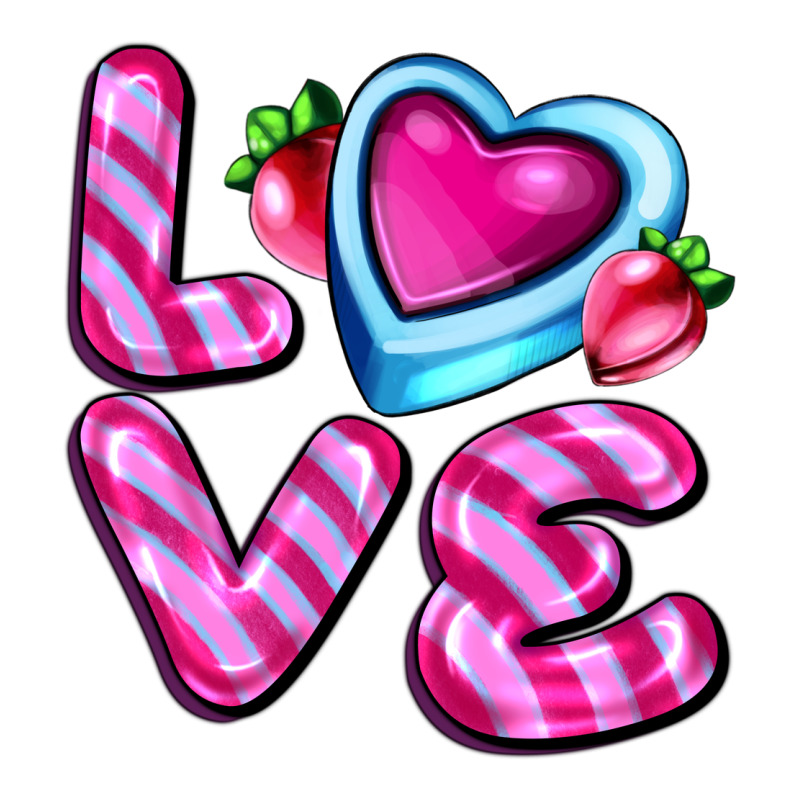 Love With Strawberry Candy Zipper Hoodie by AdoDesignShop | Teevron