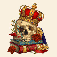 Skull With Crown Vintage Hoodie | Teevron