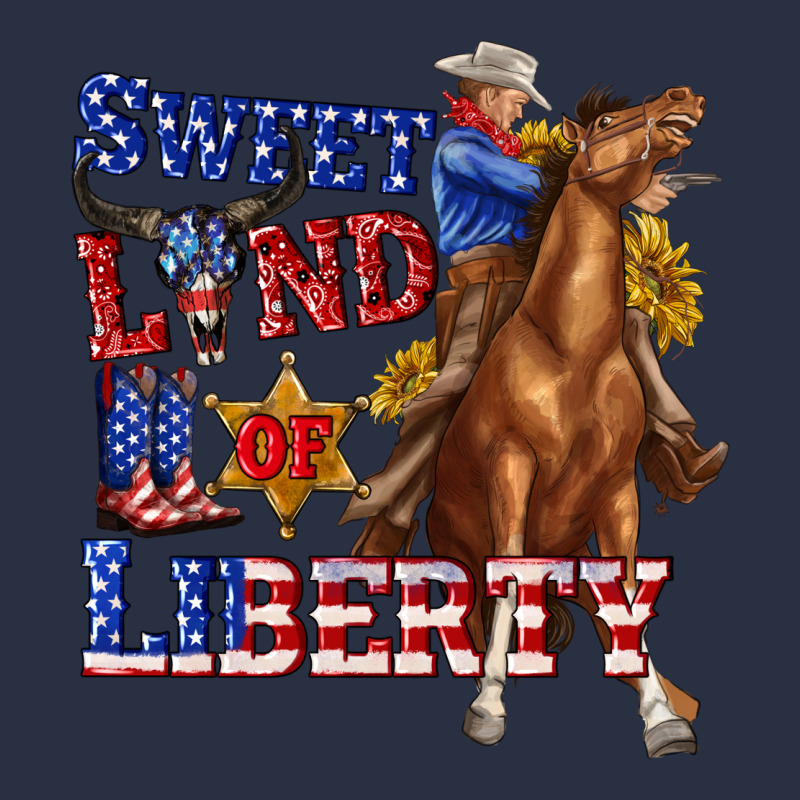 Western Sweet Land Of Liberty 4th July Billie Wilder Heavyweight Sweatshirt by texasbilliewilder | Teevron