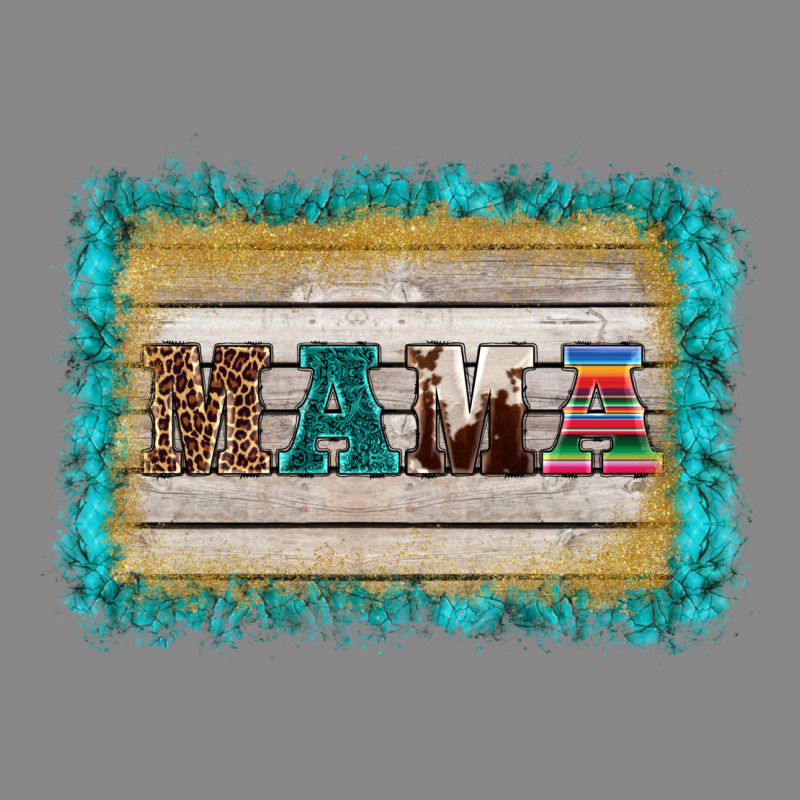 Western Turquoise's Mama Background Vintage Tee by BarkalooDesign | Teevron