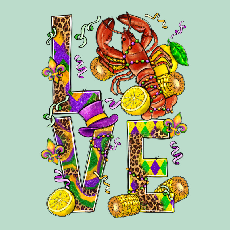 Love Crawfish Mardi Gras Premium Hoodie by BundleAndBundleShop | Teevron