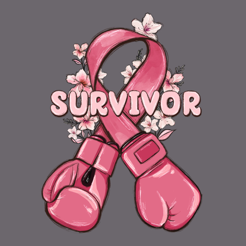 Survivor Breast Cancer With Boxing Gloves Premium Sweatshirt by MaliasSmallBusiness | Teevron