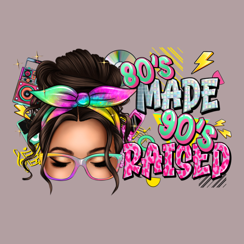 80s Made 90s Raised Messy Bun Vintage Hoodie by texasbilliewilder | Teevron