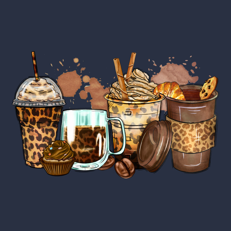 Leopard Coffee Cups Heavyweight Sweatshirt by Zillion Design Studio | Teevron