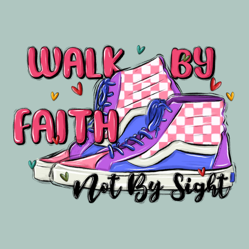 Walk By Faith Premium Sweatshirt by MaliasSmallBusiness | Teevron