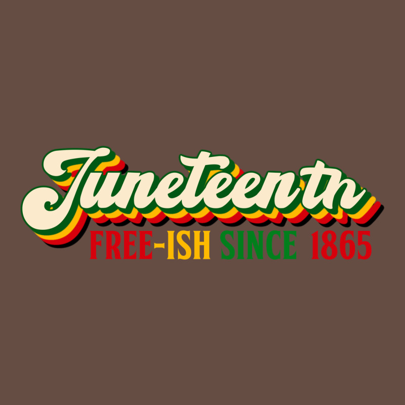 Juneteenth Free Ish Since 1865 Long Sleeve Tee by HRA Design Shop | Teevron