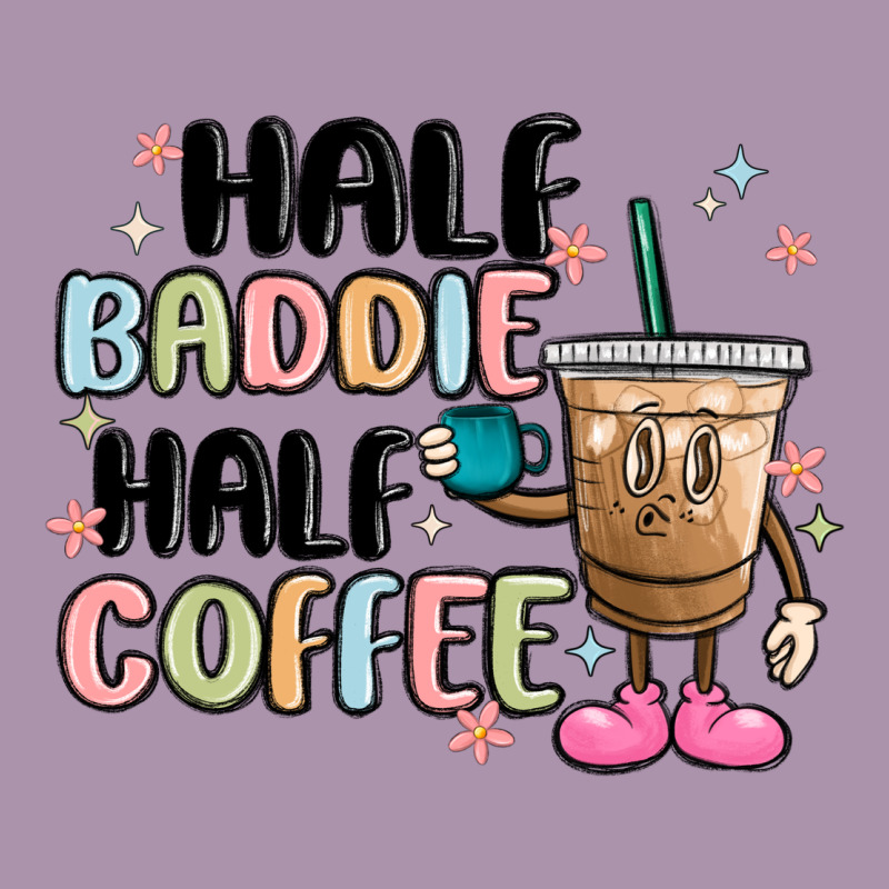 Half Baddie Half Coffee Heavyweight Hoodie by MaliasSmallBusiness | Teevron