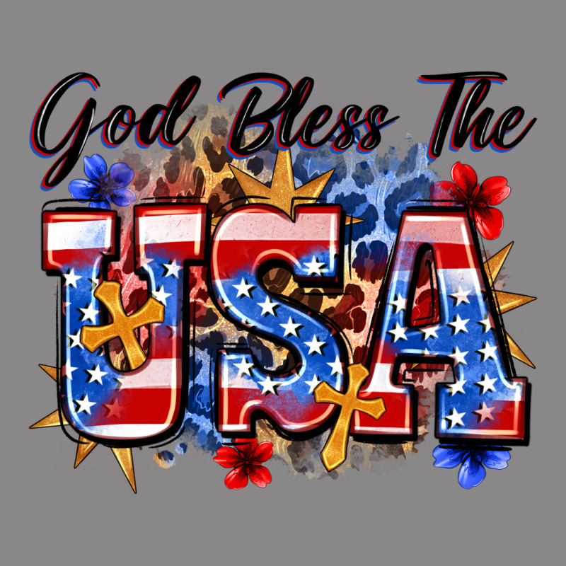 God Bless The Usa Vintage Tee by Zillion Design Studio | Teevron