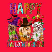 Happy Hallothankmas Dog Classic Tee | Teevron