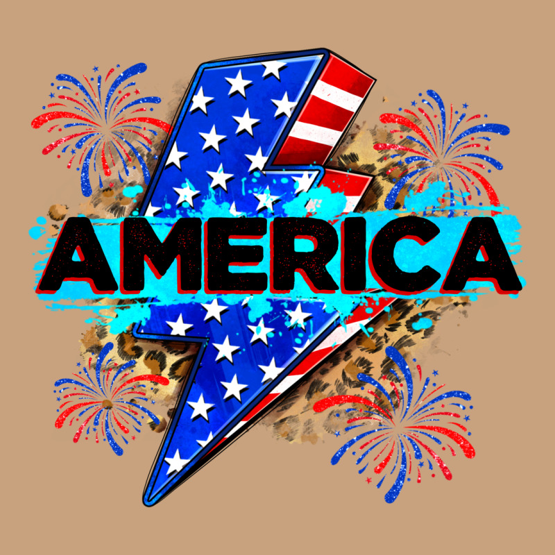 America With Lightning Bolt Vintage Tee by Zillion Design Studio | Teevron