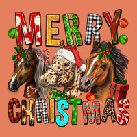 Merry Christmas Horses Classic Tee | Teevron