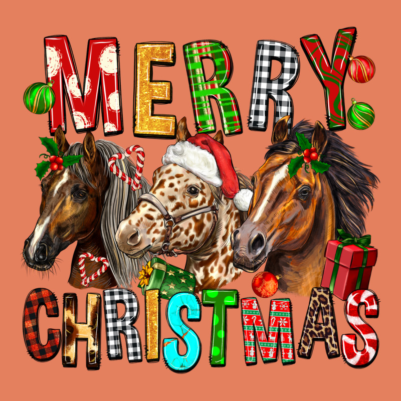 Merry Christmas Horses Classic Tee by FaDigitalArtStudio | Teevron
