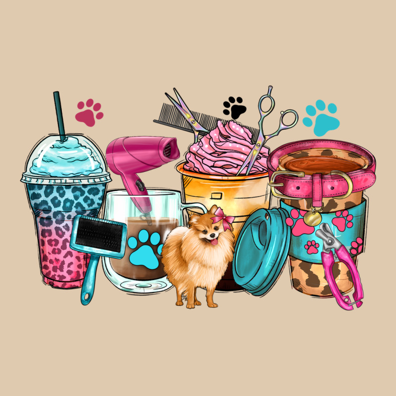 Pet Groomer Coffee Cups Heavyweight Sweatshirt by Zillion Design Studio | Teevron