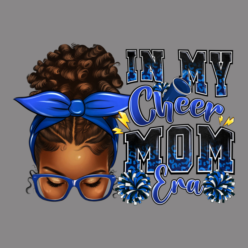 In My Cheer Mom Era Afro Messy Bun Vintage Tee by texasbilliewilder | Teevron