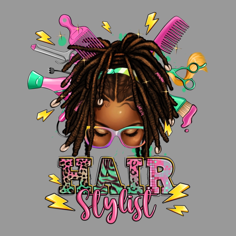 Afro Locs Hair Stylist Messy Bun Tbw Vintage Hoodie by texasbilliewilder | Teevron