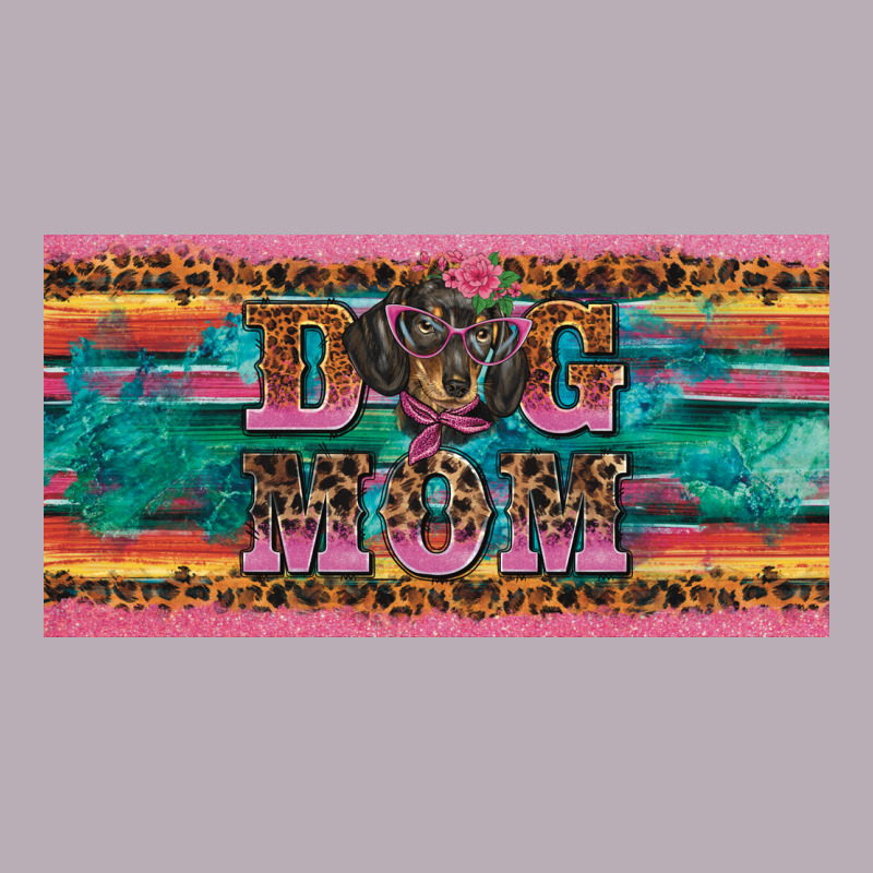 Dog Mom Danchshund  License Plate Template Vintage Tee by BarkalooDesign | Teevron