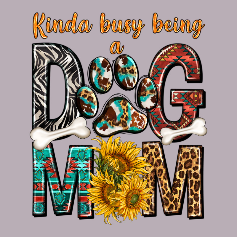 Kinda Busy Being A Dog Mom Vintage Tee by texasbilliewilder | Teevron