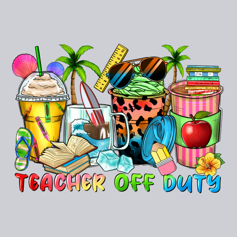 Teacher Off Duty Coffee Cups Heavyweight Sweatshirt by Zillion Design Studio | Teevron