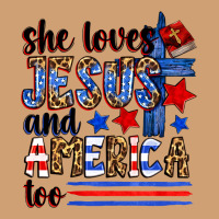 She Loves Jesus And America Too Vintage Tee | Teevron