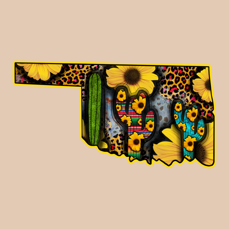 Western Oklahoma Map Sunflower Pattern Urban Hoodie by Bettercallsaul | Teevron