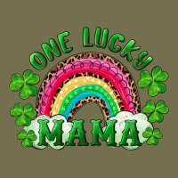 St Patrick's Day One Lucky Mama Vintage Hoodie | Teevron