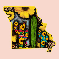 Western Missouri Map Sunflower And Cactus Pattern Urban Hoodie | Teevron