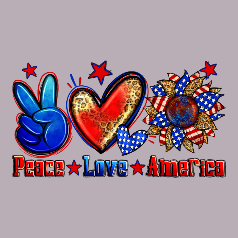 Peace Love America Vintage Tee by Zillion Design Studio | Teevron