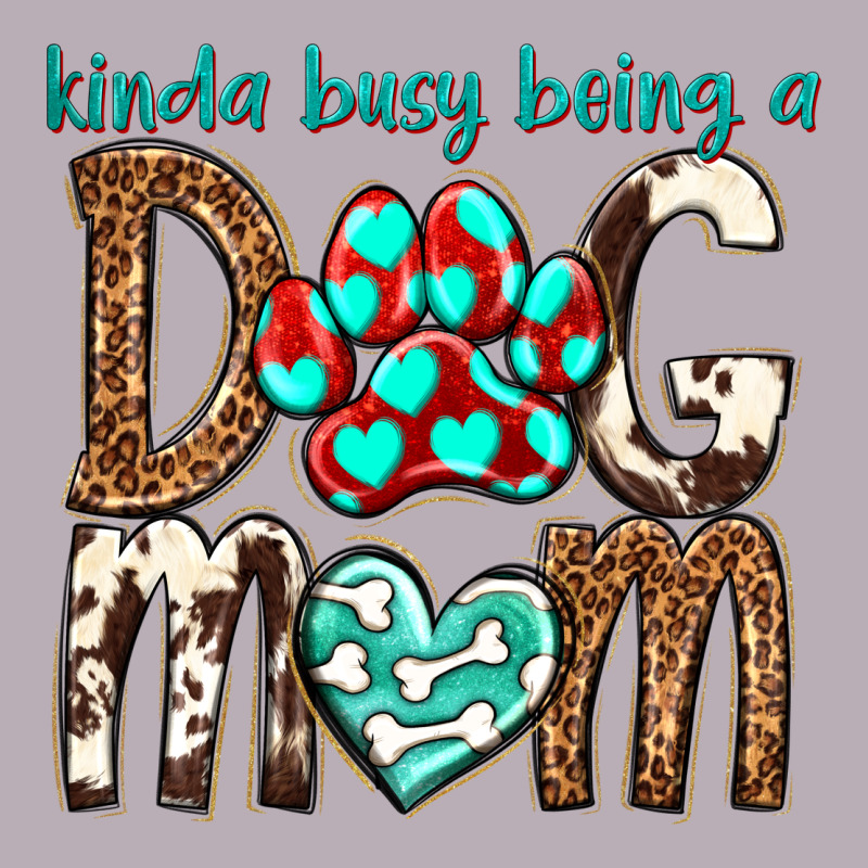 Kinda Busy Being A Dog Mom Vintage Tee by texasbilliewilder | Teevron