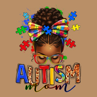 Autism Mom Afro Messy Bun Vintage Hoodie | Teevron