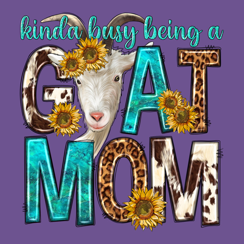 Kinda Busy Being A Goat Mom Vintage Tee by texasbilliewilder | Teevron